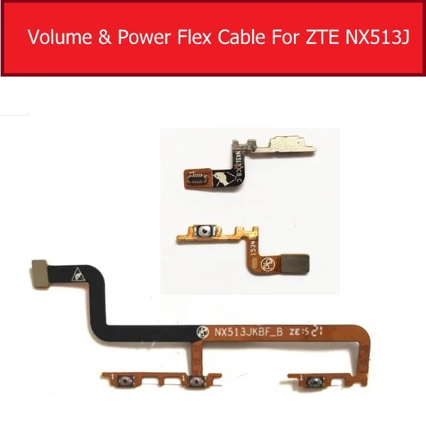 Подлинный гибкий кабель питания и громкости для ZTE Nubia My Prague NX513J кнопка спуска