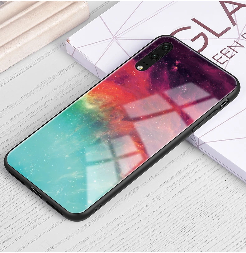 Закаленное Стекло чехол для телефона для samsung Galaxy Note 10 плюс 8 9 Samsung Galaxy A40 A50 A70 Samsung Galaxy S7 край Edge S8 S9 S10 плюс Samsung Galaxy A6 A8 плюс Plus Samsung Galaxy A7 A9 чехол Coque