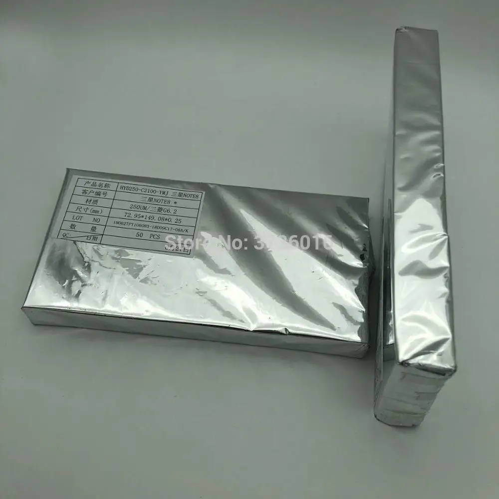 

YMJ 250um OCA film for samsung Note 8 oca optical Clear Adhesive Lcd touch screen glass in frame laminating not return bubble