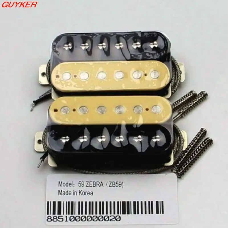 Zebra 59 Humbucker Bridge электрогитара пикапа|electric guitar pickups|guitar pickuphumbucker bridge |