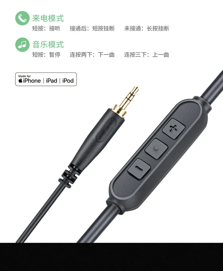 Takstar HD 5800 стерео монитор наушники MFi наушники 50 мм Диаметр драйвера кнопка управления/микрофон