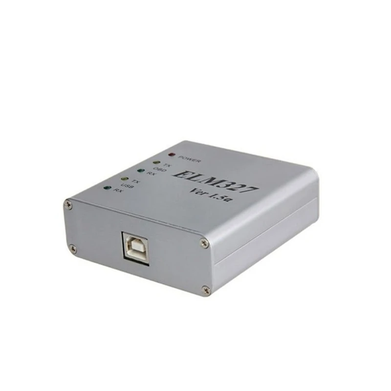 ELM327 металлический Алюминий OBD2 Авто диагностический инструмент ELM 327 USB металла