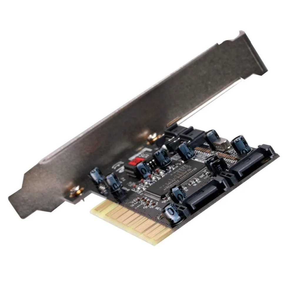 PCI карта 4 порта SATA Внутренний RAID контроллер добавить на карту с Sil 3114 чипсет