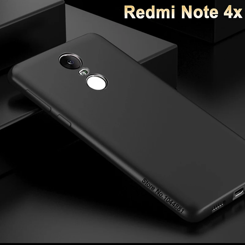 Чехол для Xiaomi redmi note 4x мягкий силиконовый чехол телефона 4 x матовый с полным
