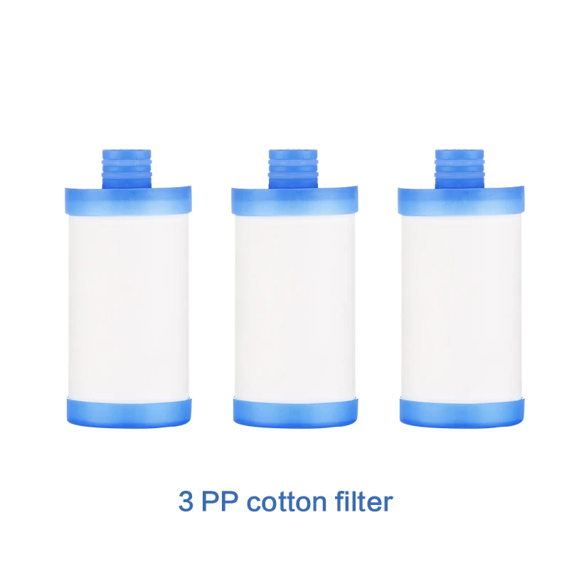 PP Filter 6 Очиститель воды выход Универсальный фильтр для душа активированный уголь PP Хлопок керамические кухонные смесители насадка для душа аксессуары для ванной комнаты - Цвет: PP Filter 6