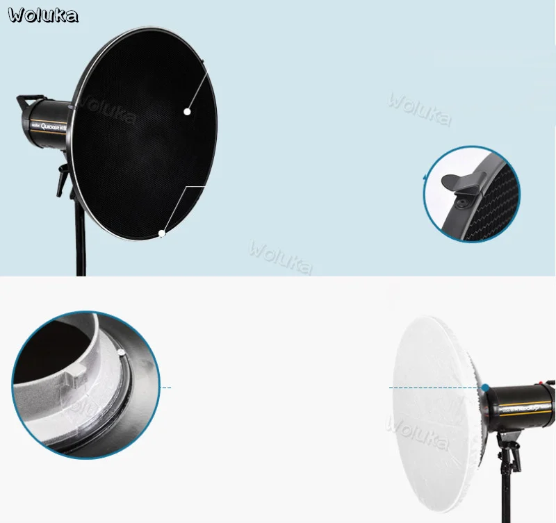 42CM Beauty dish grid soft cover bowen mount studio flash photography accessories beauty Disc Equipment CD50 T01 | Электроника