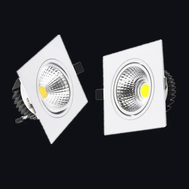 Бесплатная доставка 1 шт. LED COB потолочный светильник с регулируемой яркостью ac110