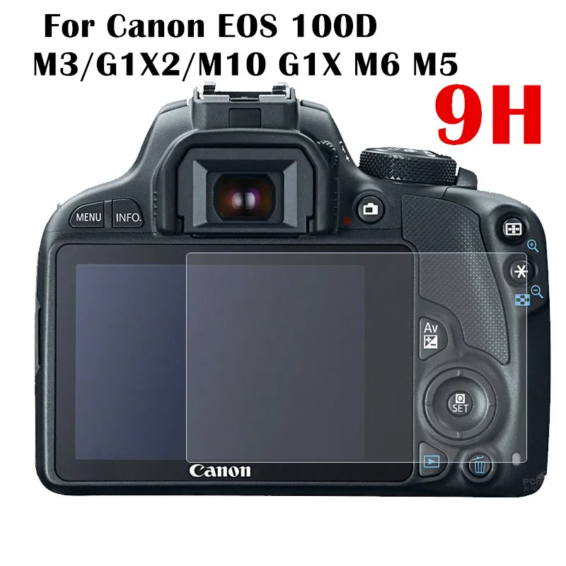 

Защитное стекло для камеры Canon EOS 100D M3/G1X2/M10 G1X M6 M5, 2 шт./лот