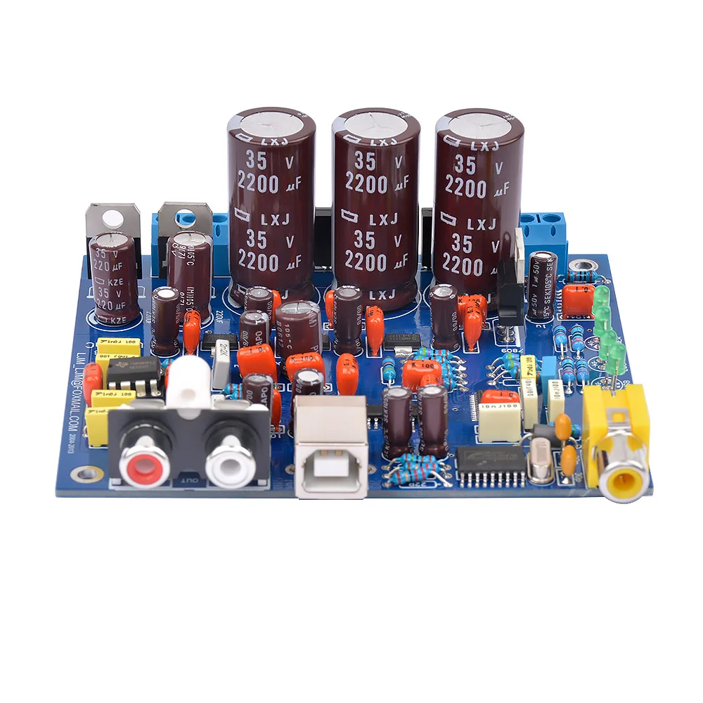 Аудио декодер AIYIMA плата CS4398 DAC коаксиальный 24 192K для DIY усилителей домашнего