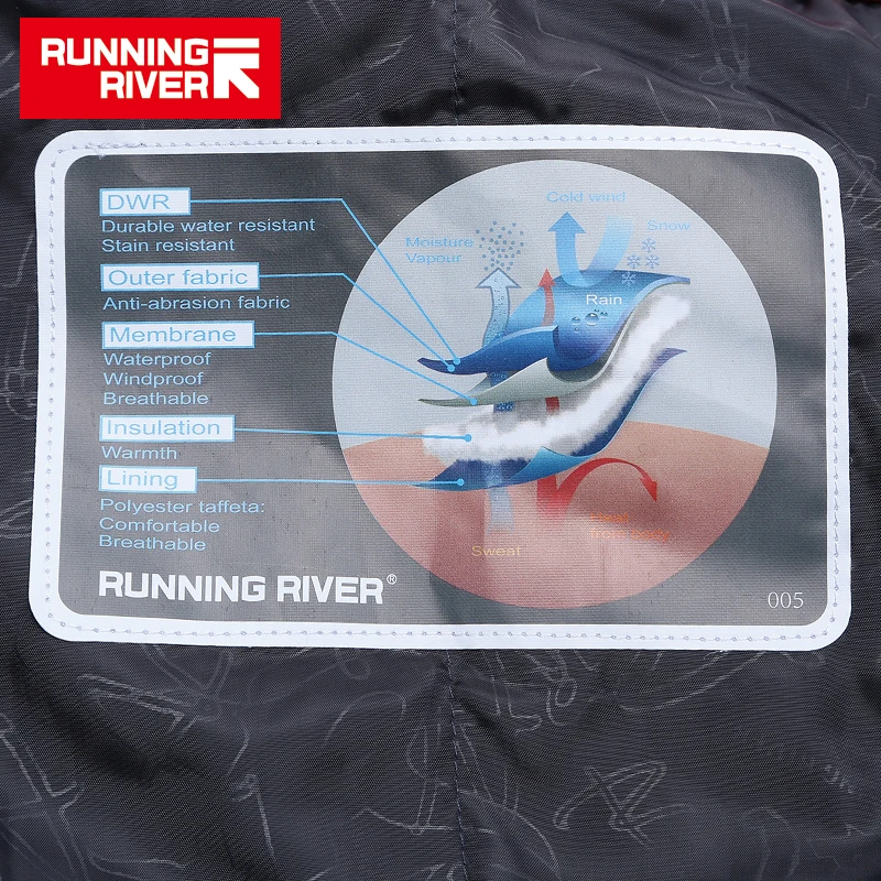 RUNNING RIVER Бренд Мужские Зимние Лыжные Штаны С Погонами 3 цвета 6 Размеров Снег Брюки