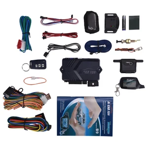 Автомобильная сигнализация двойного направления с запуском двигателя, ЖК-дисплей, чехол для брелока Дистанционного управления для B9