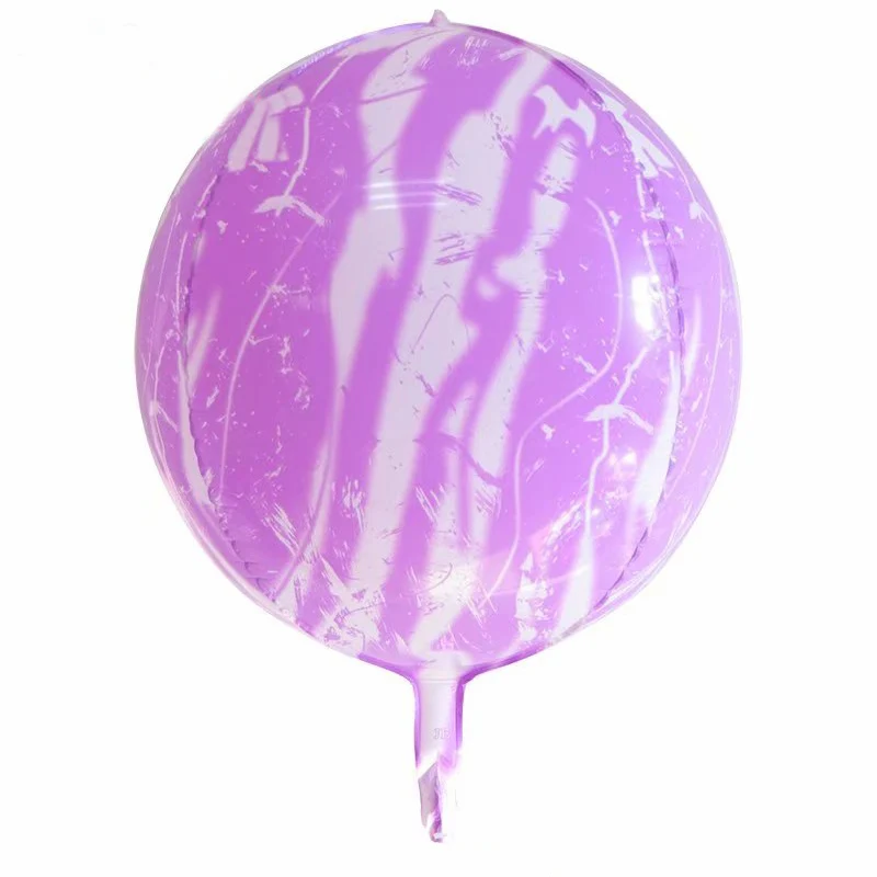 Agate purple 1 шт., 22 дюйма, градиентный цвет, 4D, диско, Гелиевый шар, для дня рождения, свадьбы, вечеринки, украшение, воздушный шар, реквизит для фотосессии, для детского душа, детские игрушки - Цвет: Agate purple