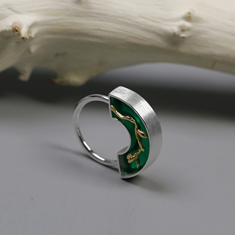 Lotus весело момент реального 925 пробы серебро ручной работы Модные украшения