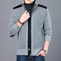 thick fashion brand sweater for mens cardigan slim fit jumpers knitwear warm autumn casual korean style clothing male