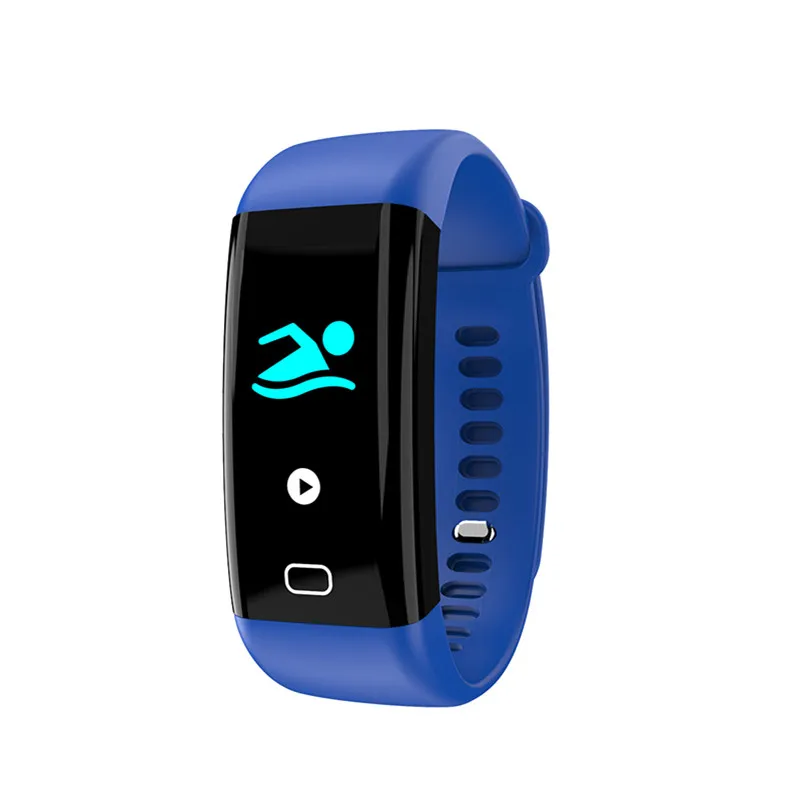 F07 OLED Цвет экран Bluetooth Smart Браслет IP68 Водонепроницаемый Плавание монитор