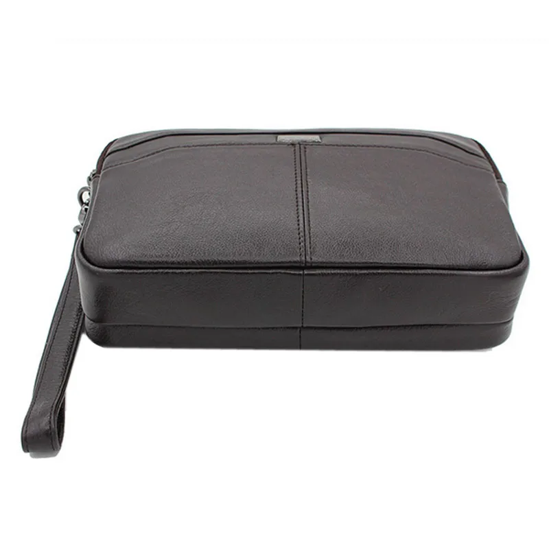 Мужская обувь из натуральной кожи Модные деловые клатч кошелек с ремешком на