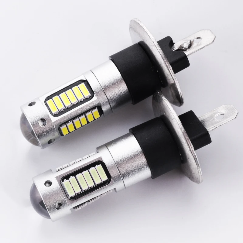 Gzkafolee лампы для автомобильных фар h1 светодиодные 4014 30 SMD цвет белый красный
