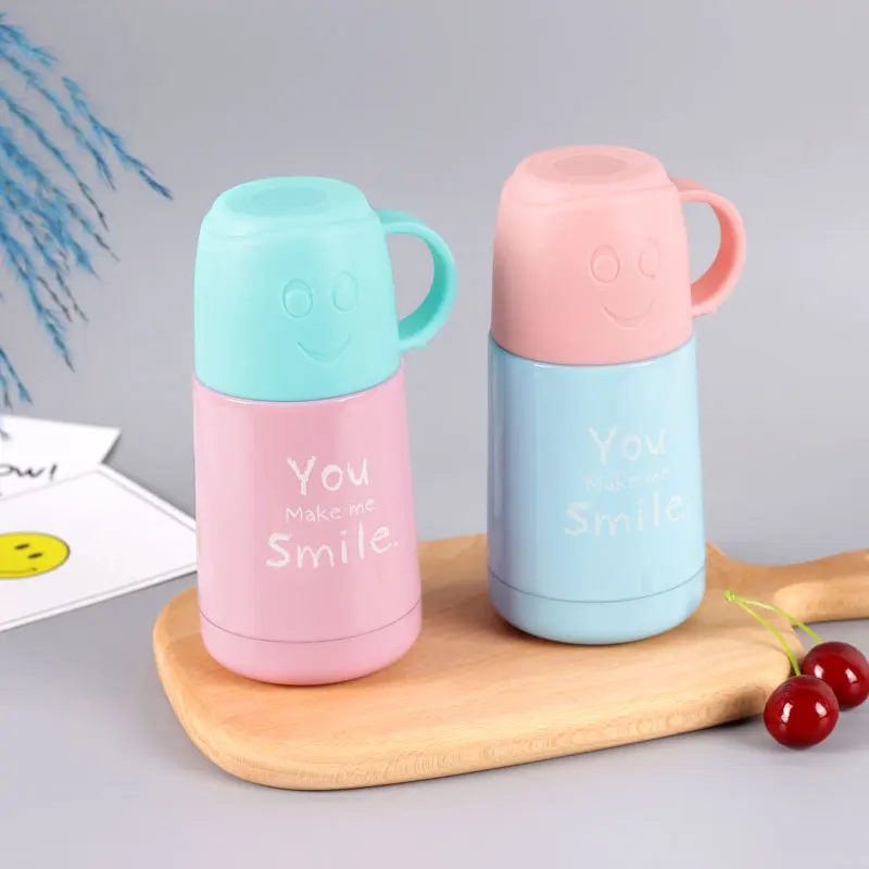 Китайская вакуумная колба из нержавеющей стали для детей 210 мл герметичная