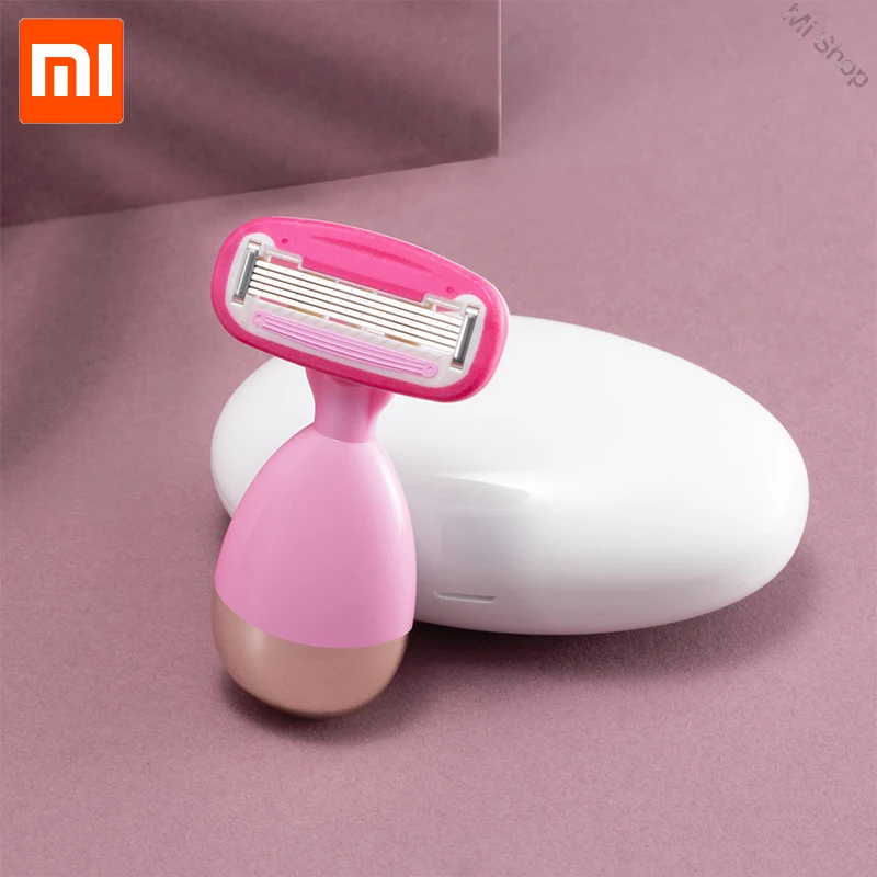 Новая Женская бритва Xiaomi Zhibai всего 18 г маленькая и портативная Съемная моющаяся