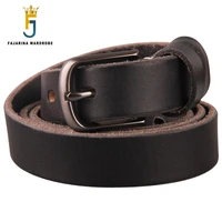 fajarina quality cowhide leather ladies 100 cow skin female models belt retro clasp buckle styles belts for women 24mm n17fj447