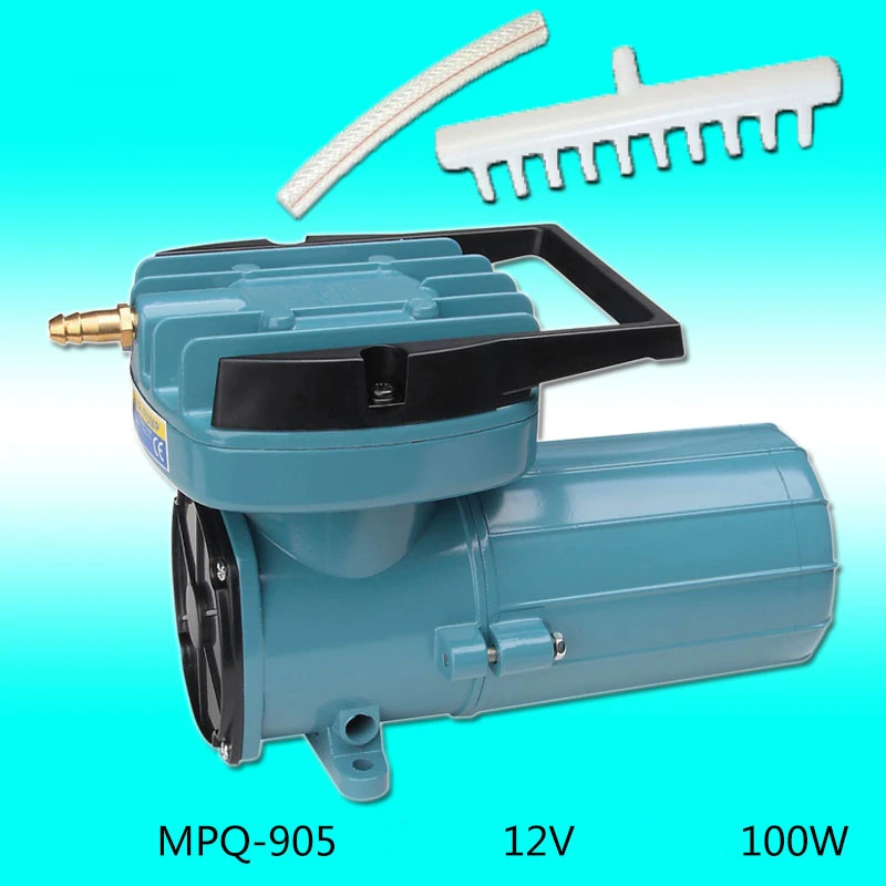100LPM Resun MPQ 905 DC 12 В постоянное магнитное воздушный компрессор для аквариума