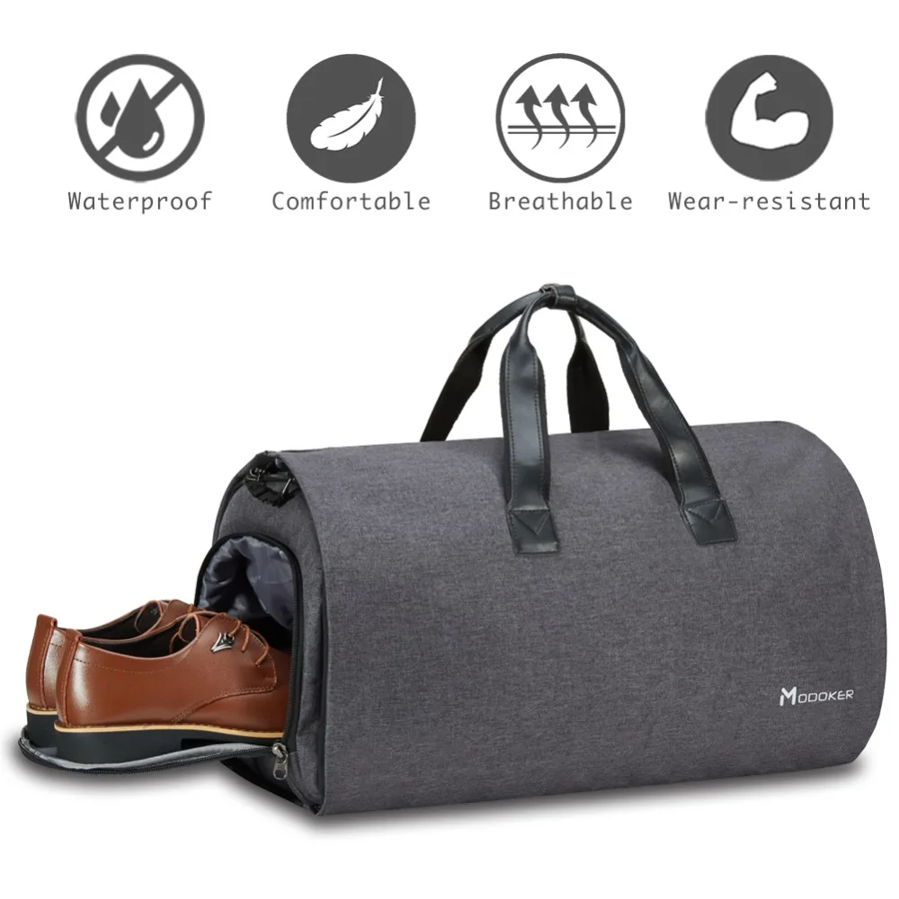 

Modoker New Travel Bag Shoulder Strap Duffel Bag Business Fashion Carry on Hanging Clothing Multiple Pockets high quality