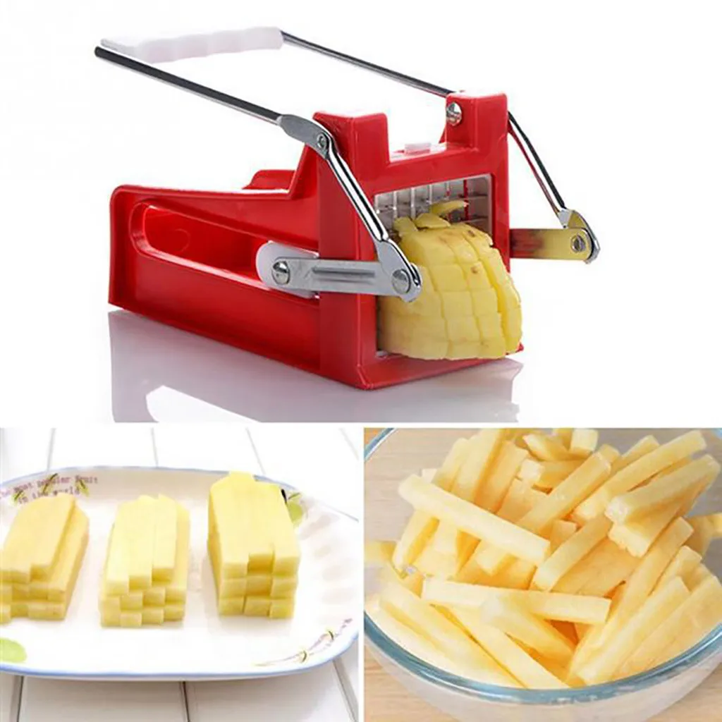 Креативный дизайн портативная нержавеющая сталь Ручка для резки картофеля