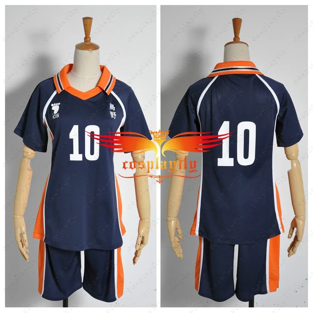 Аниме Haikyu Karasuno High School Shoyo Hinata No 10 Косплей Костюм на заказ для женщин и взрослых