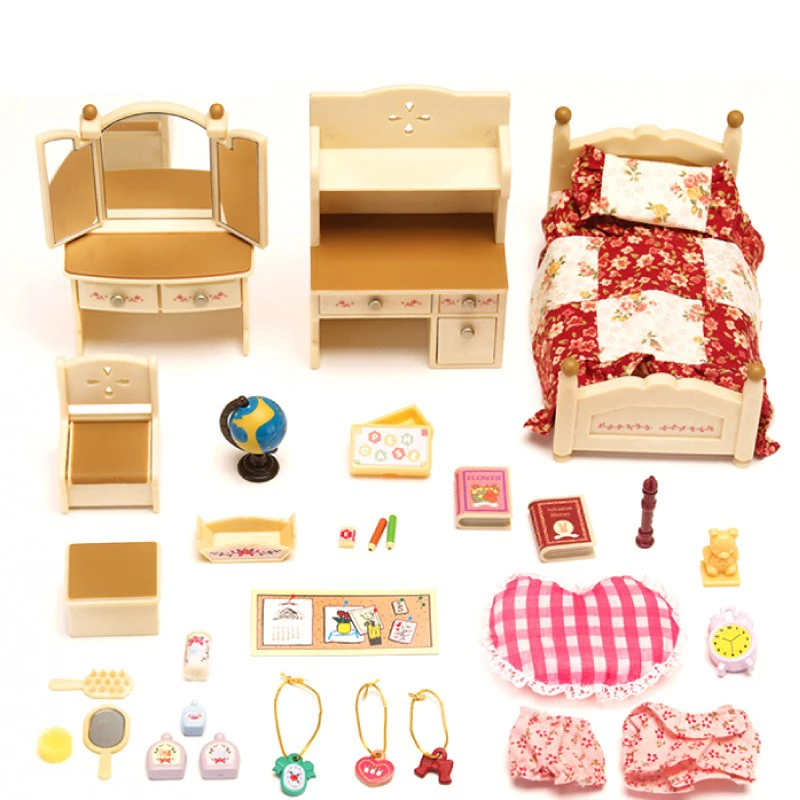 Sylvanian Families кукольный домик мебель аксессуары девушка гостиная сцены игровой