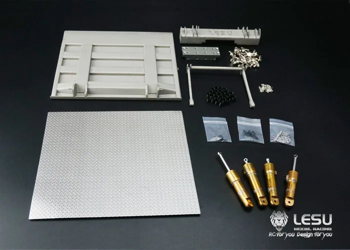 LESU металлическая гидравлическая Хвостовая пластина подъемная доска вагон для 1/14