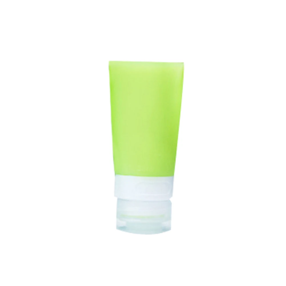 Green 38ML Пустые Силиконовые бутылки для путешествий лосьон шампунь Тюбик-Контейнер Косметический портативный - Цвет: Green 38ML