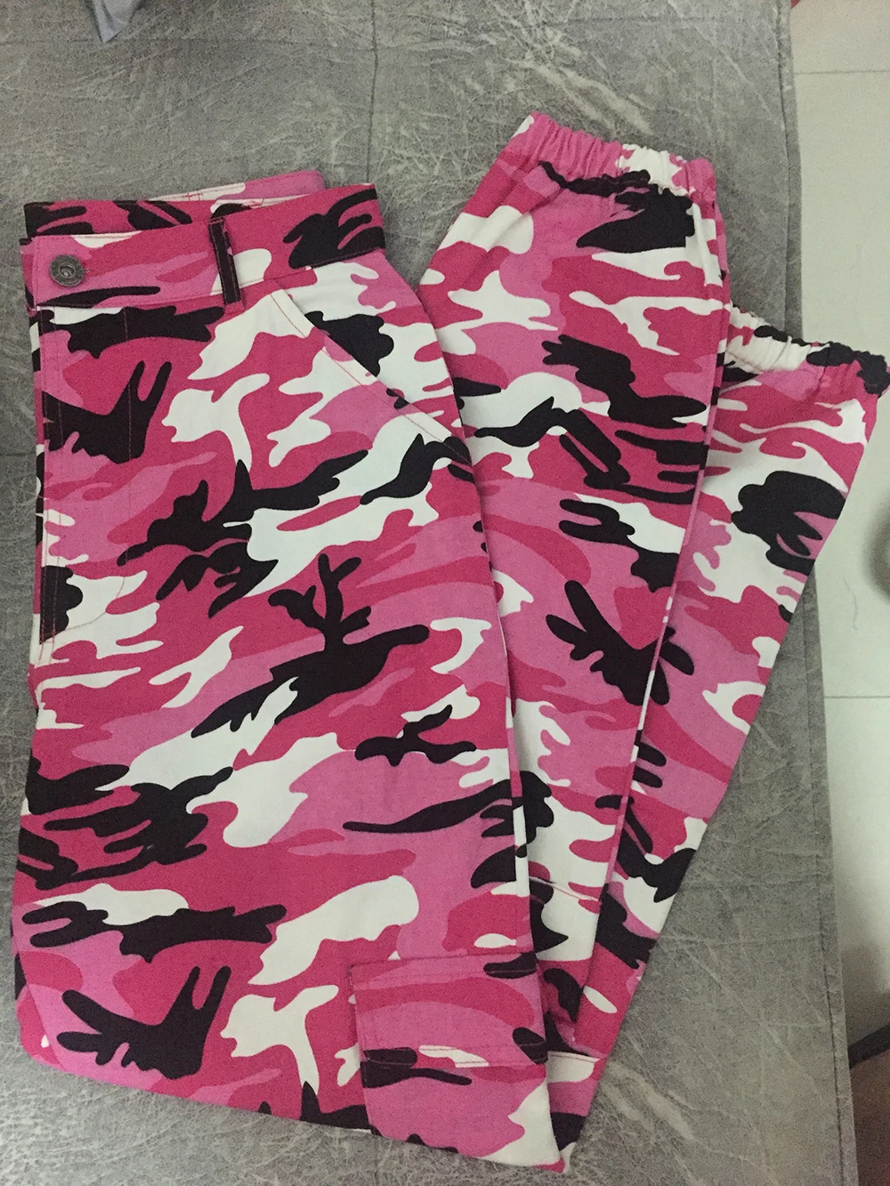Pantalon Femme, свободные сексуальные штаны, женские камуфляжные панковские брюки, розовые камуфляжные оранжевые фиолетовые розовые спортивные штаны, мешковатые штаны для хип-хопа