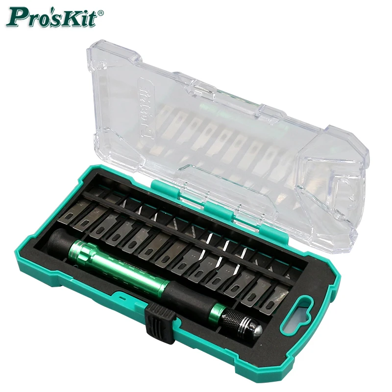 Марка Pros'Kit PD 395A многофункциональным резьба Ножи Делюкс Хобби комплект лезвие