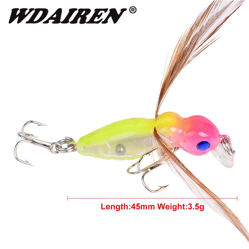 1 шт. искусственная жесткая приманка в виде пера 45 мм 3 5 г|lure spinner|spinner spooninsect lure |