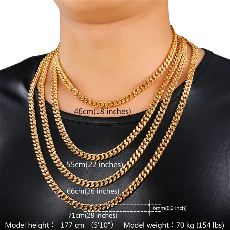 Цепочка на шею для мужчин Starlord Helix розовое золото/золото 6 мм|chain necklace|necklace for mencuban