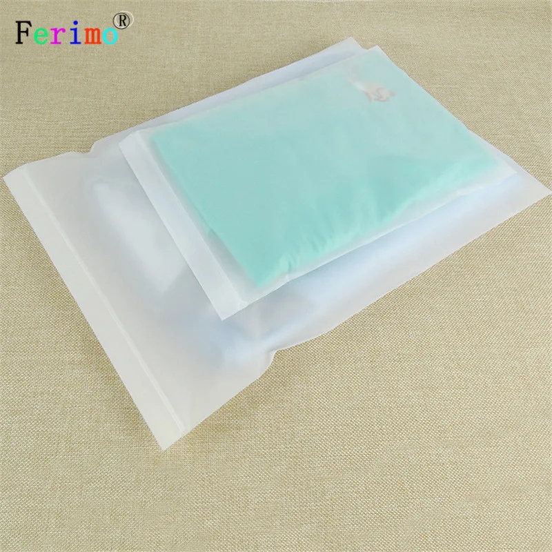 

100pcs Cpe cartilage self-sealing bag frosted bone bags in small clothing packaging general compact bag