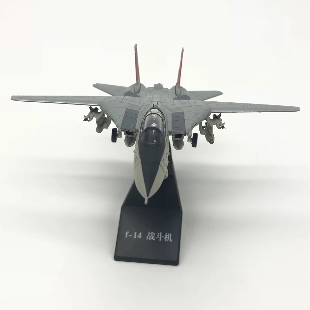 1: 100 Масштаб Самолет jet модель F14 F 14 Tomcat сплав металл коллекция хобби Бесплатная