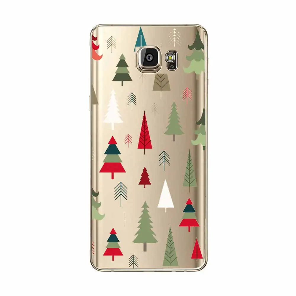Чехол для SamSung Galaxy S7 A5 A7 A3 2017 S8 плюс телефон чехол Классический Рождеством
