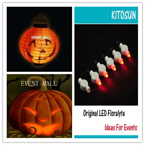 Free shipping!!! Wholsale colorful LED Floralytes and Chinese paper lantern decor light