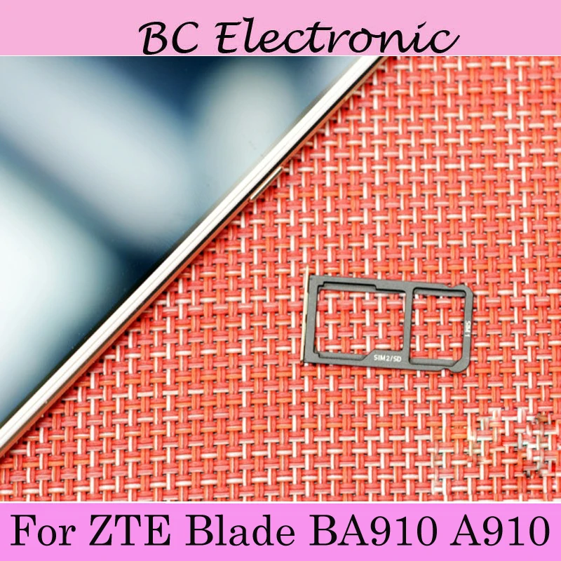

Новый для ZTE Blade BA910 A910 Nano Sim + держатель лотка для Micro карты Замена гнезда для ZTE Blade BA 910 Sim-карты