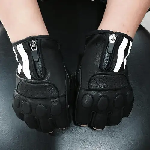 

Free shipping New Retro motorcycle leather gloves Summer Half Finger Gloves New Retro motorcycle leather gloves Summer