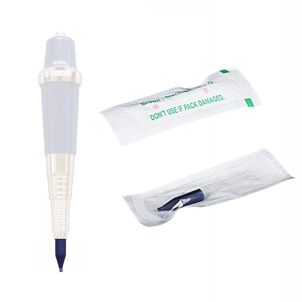 100pcs Eyebrow Tattoo Machine Tips For Permanent Make Up Pro Accessories Forever eyebrows | Татуировки и боди-арт