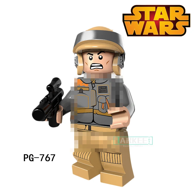 Один Звездные войны Buildable блоки йода Санта Джанго Фетт Клон Trooper военный