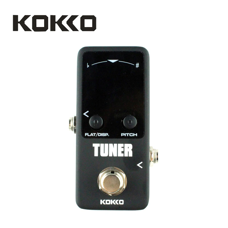 Хроматическая гитара KOKKO FTN2 педаль тюнера с истинным байпасом черный Stompbox для