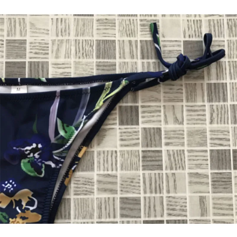 2017 завернутый грудь купальник бикини бразильское для женщин винтажный Ретро