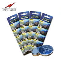 20pcs4pack wama 100 new lithium 3v cr1225 button cells batteries 50mah car remote coin battery br1225 ecr1225 ee6267 kcr1225