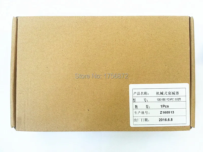 Линейный аттенюатор с переменной оптическим волокном мультимодовый 850nm LC-FC/PC 0-60DB