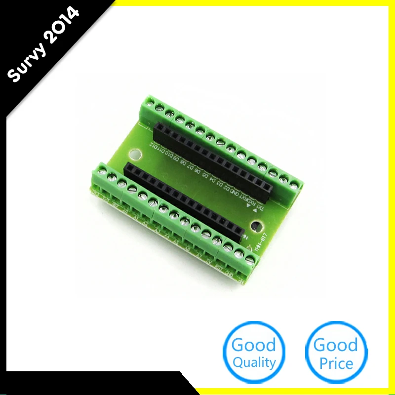 Новый Aririval 1 шт. Стандартный терминал плата адаптера для Arduino Nano V3.0 AVR ATMEGA328P ATMEGA328P-AU