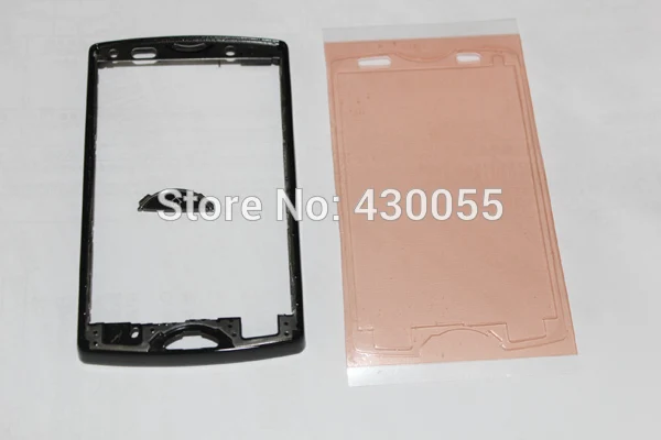 10 шт./лот черный корпус для Sony Ericsson Xperia SK17 SK17i Передняя Лицевая панель рамка чехол +