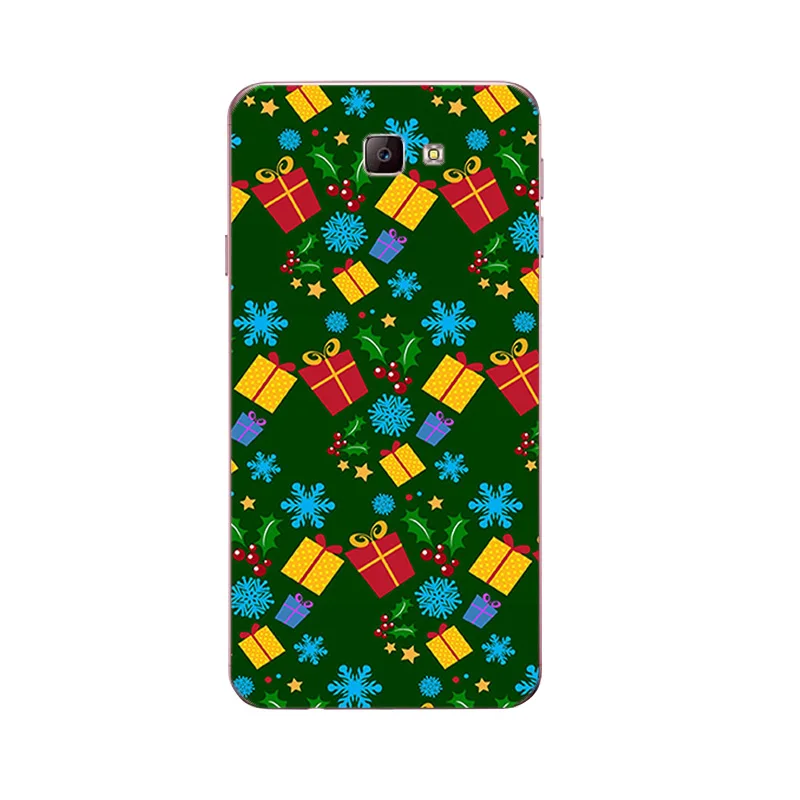 Чехлы на заказ для Samsung Galaxy J5 Prime/J7 Prime J2 Shell J3 2016 2017 J3109 Мягкий ТПУ Рождественский